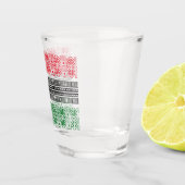 Kwanzaa-vlagpatronen Shot Glas (Rechts)