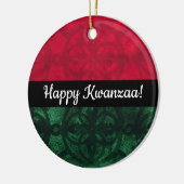 Kwanzaa Waterverf Batik Keramisch Ornament (Links)