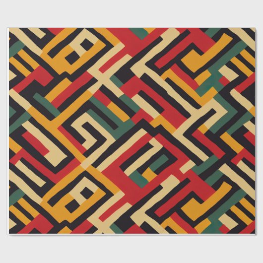 Kwanzaa Wrapping Paper Cadeaupapier (Vlak)