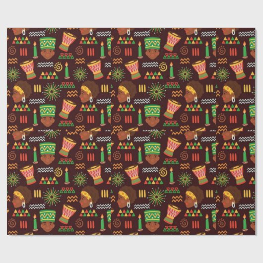 Kwanzaa Wrapping Paper Cadeaupapier (Vlak)