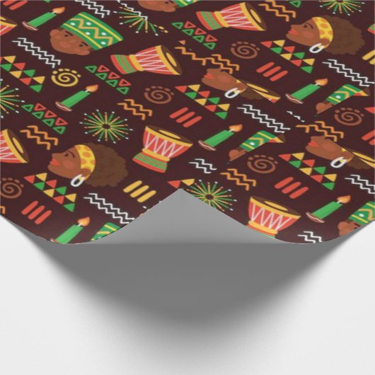 Kwanzaa Wrapping Paper Cadeaupapier (Hoek)