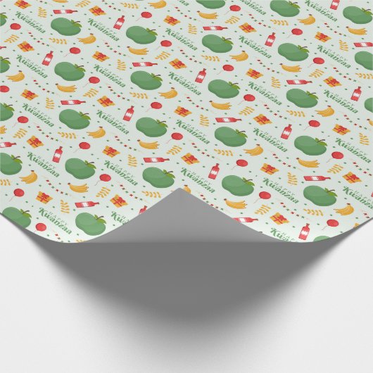 Kwanzaa Wrapping Paper Cadeaupapier (Hoek)
