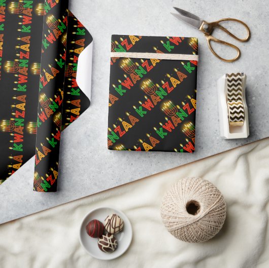 Kwanzaa Wrapping Paper Cadeaupapier (Crafts)
