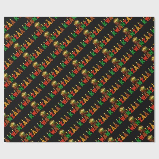 Kwanzaa Wrapping Paper Cadeaupapier (Vlak)