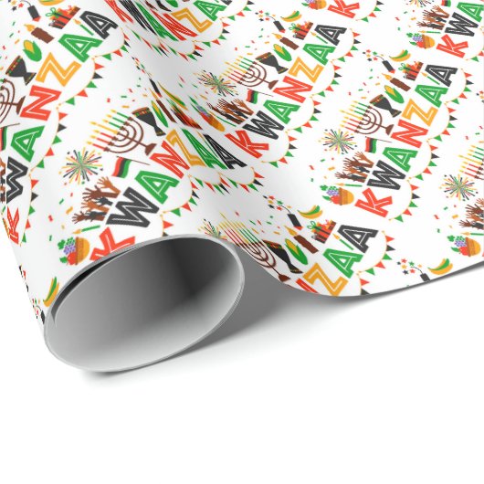 Kwanzaa Wrapping Paper Cadeaupapier (Rol Hoek)