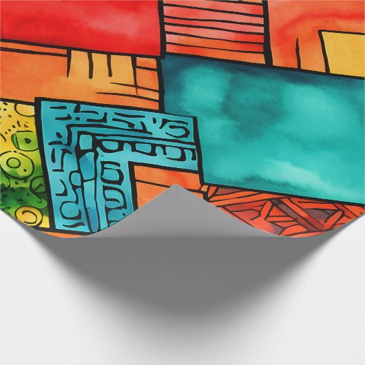 Kwanzaa Wrapping Paper Cadeaupapier (Hoek)