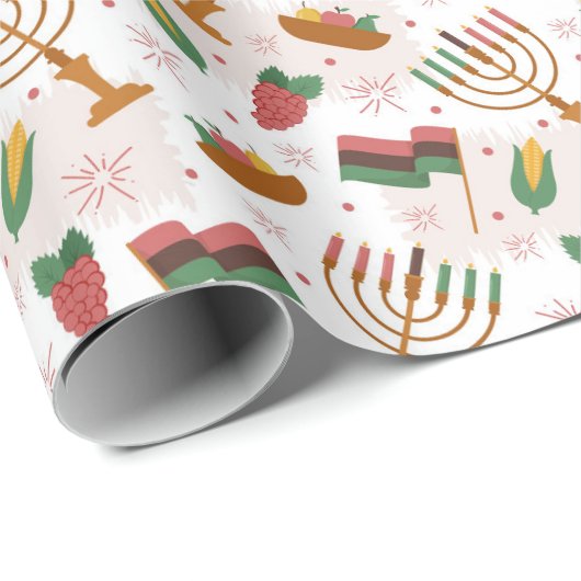 Kwanzaa Wrapping Paper Cadeaupapier (Rol Hoek)