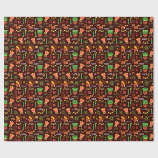Kwanzaa Wrapping Paper Cadeaupapier (Vlak)