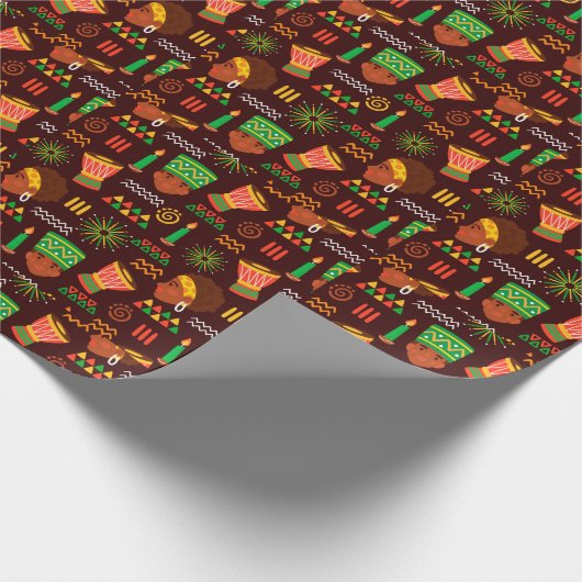 Kwanzaa Wrapping Paper Cadeaupapier (Hoek)