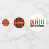 Kwanzaa Zeven principes | Nguzo Saba Holiday Confetti (Voorkanten)
