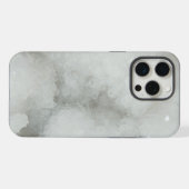 Kwart kristal geode iPhone hoesje (Achterkant horizontaal)