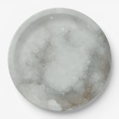 Kwart kristal geode papieren bordje (Voorkant)