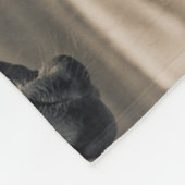 kwart paard op Canadian Prairie Fleece Deken (Hoek)