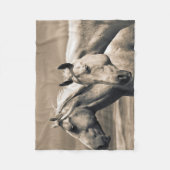 kwart paard op Canadian Prairie Fleece Deken (Voorkant)