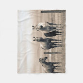 kwart paard op Canadian Prairie Fleece Deken (Voorkant)