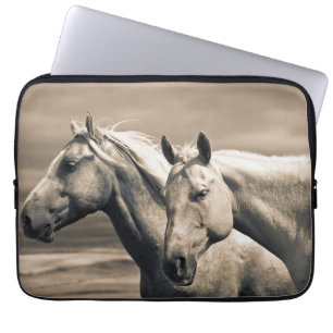 kwart paard op Canadian Prairie Laptop Sleeve
