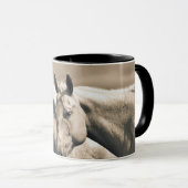 kwart paard op Canadian Prairie Mok (Voorkant rechts)
