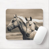 kwart paard op Canadian Prairie Muismat (Met muis)