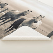 kwart paard op Canadian Prairie Sherpa Deken (3/4)