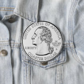 kwartaal ronde button 4,0 cm (In situ)