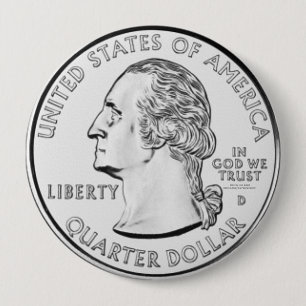 kwartaal ronde button 4,0 cm