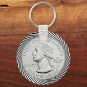 KWARTAAL WASHINGTON SLEUTELHANGER (Voorkant)