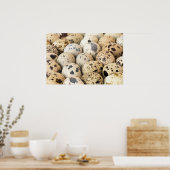 Kwartaaleieren Poster (Keuken)