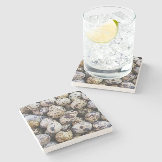 Kwartaaleieren Stenen Onderzetter (Zijkant)