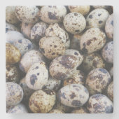 Kwartaaleieren Stenen Onderzetter (Voorkant)