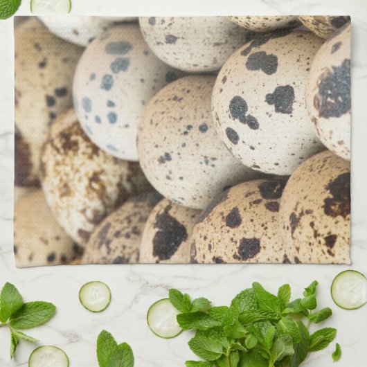 Kwartaaleieren Theedoek (Gevouwen)