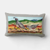 Kwartaalfamilie met baby's Peeps Grey, Accent Pill Kussen (Achterkant)