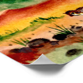 Kwartaalfamilie met Peeps-Poster voor het zuidwest Poster (Hoek)