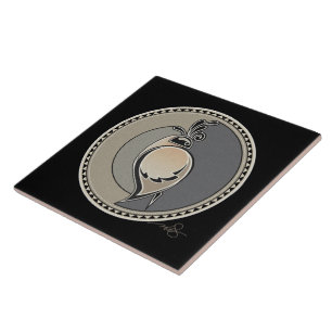 Kwartaalkeramische Tegel Tegeltje