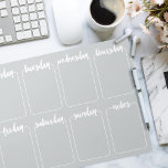 Kwartaalrooster Aangepaste kleurenbalk Notitieblok<br><div class="desc">Witte borstelachtige stijlletters. Pas met uw eigen achtergrondkleur aan,  klik "pas het"aan om de kleur op het recht te veranderen; gebruik het hulpmiddel van de oogdruppelaar,  "geavanceerd"voor het gehele spectrum. Gerelateerde versie is ook beschikbaar.</div>