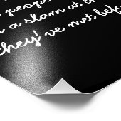 Kwartable Poster over Rude People (Hoek)