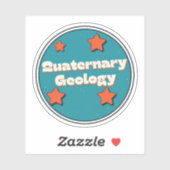 Kwartaire Geologie Sticker (Vel)