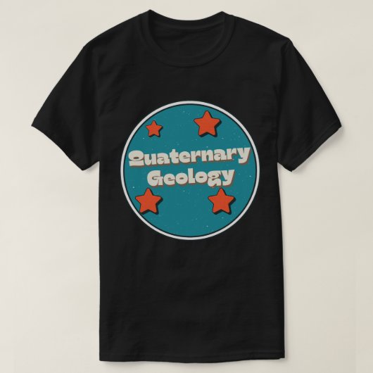 Kwartaire Geologie T-shirt (Design voorkant)