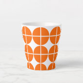 Kwartcirkel patronen latte mok (Voorkant)