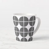 Kwartcirkels Latte Mok (Rechterhoek)