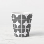 Kwartcirkels Latte Mok (Voorkant)