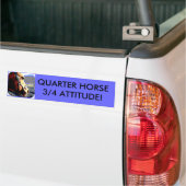 KWARTEHORSE - 3/4 ATTITUDE! BUMPERSTICKER (Op Truck)
