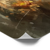 Kwartel Boerderij Animal Art Print Poster (Hoek)