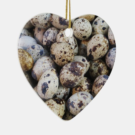 Kwartel Eieren Keramisch Ornament (Rechts)
