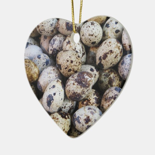Kwartel Eieren Keramisch Ornament (Links)