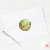 Kwartel in een Meadow Sticker (Envelop)