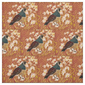 Kwartel in Herfst madeliefjes Stof (Swatch)