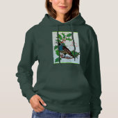 Kwartel in hulst hoodie (Voorkant)
