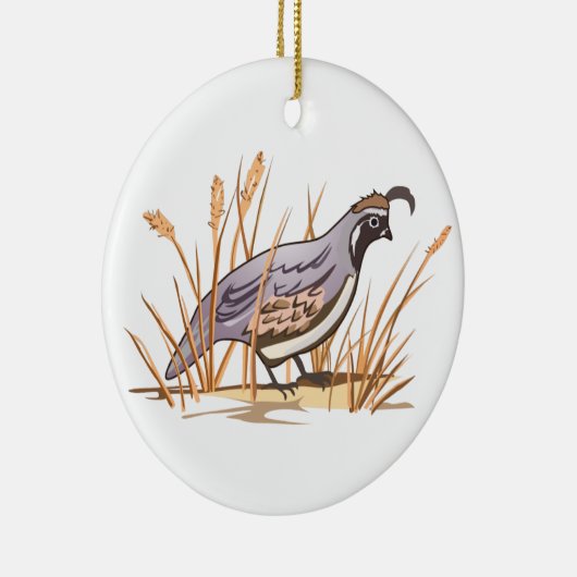 Kwartel Keramisch Ornament (Rechts)