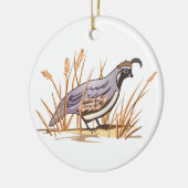 Kwartel Keramisch Ornament (Links)