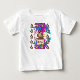 Kwartel kleurrijke print